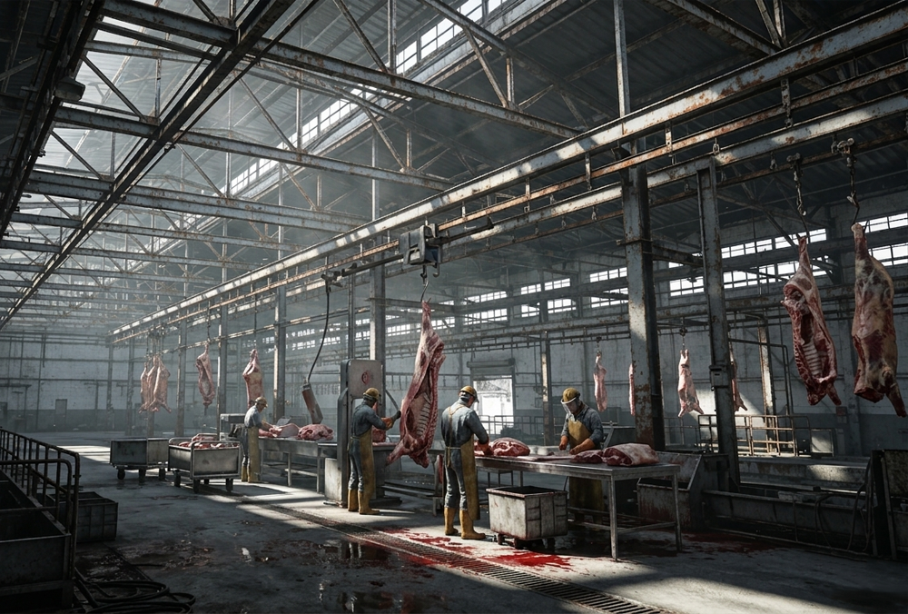 Steel Structure Slaughterhouse Project in Ghana